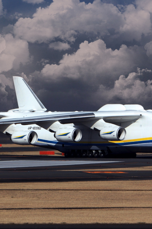Cargo Antonov 225 Mriya at the airport