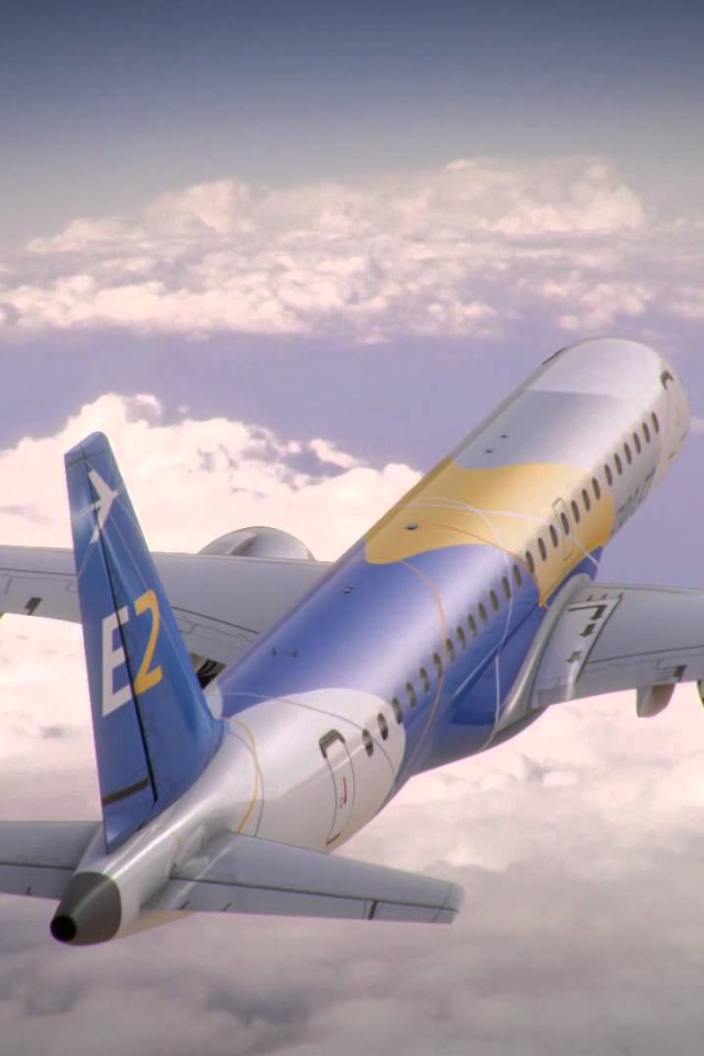 Embraer E2 в небе 