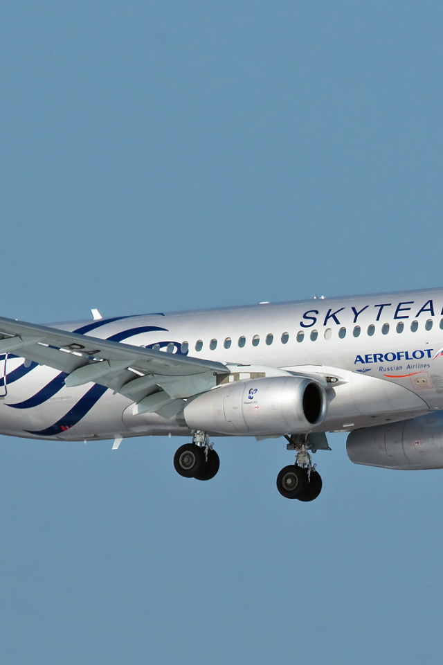 Пассажирский самолет авиакомпании Аэрофлот 