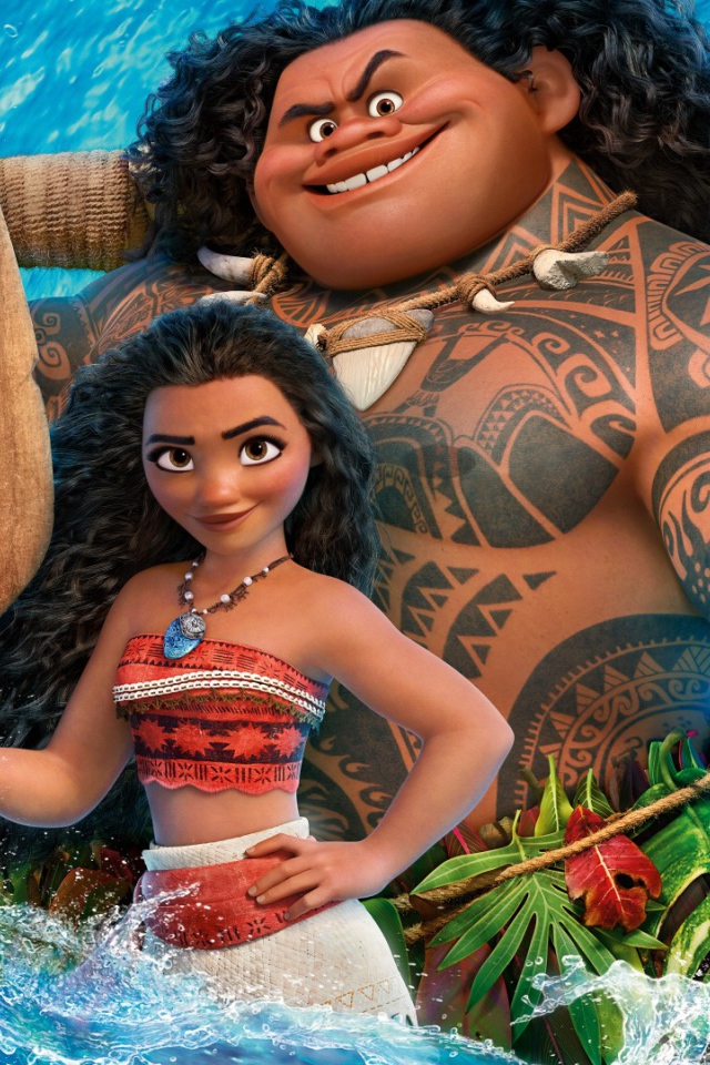 Персонажи мультфильма Моана 