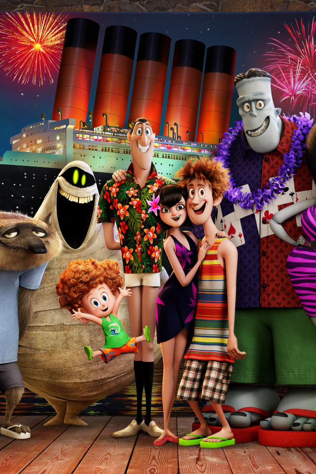 Постер нового мультфильма Монстры на каникулах 3, 2018