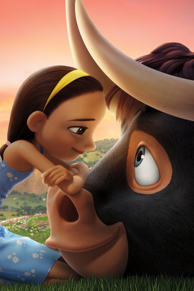 Персонажи нового мультфильма Фердинанд, 2017