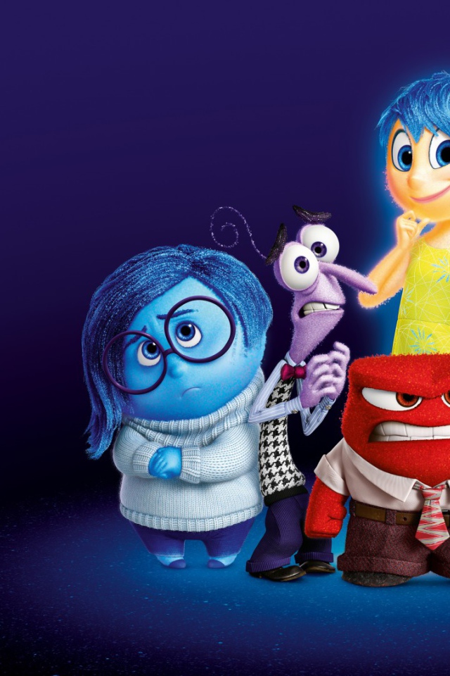 Главные персонажи эмоции мультфильм Головоломка 