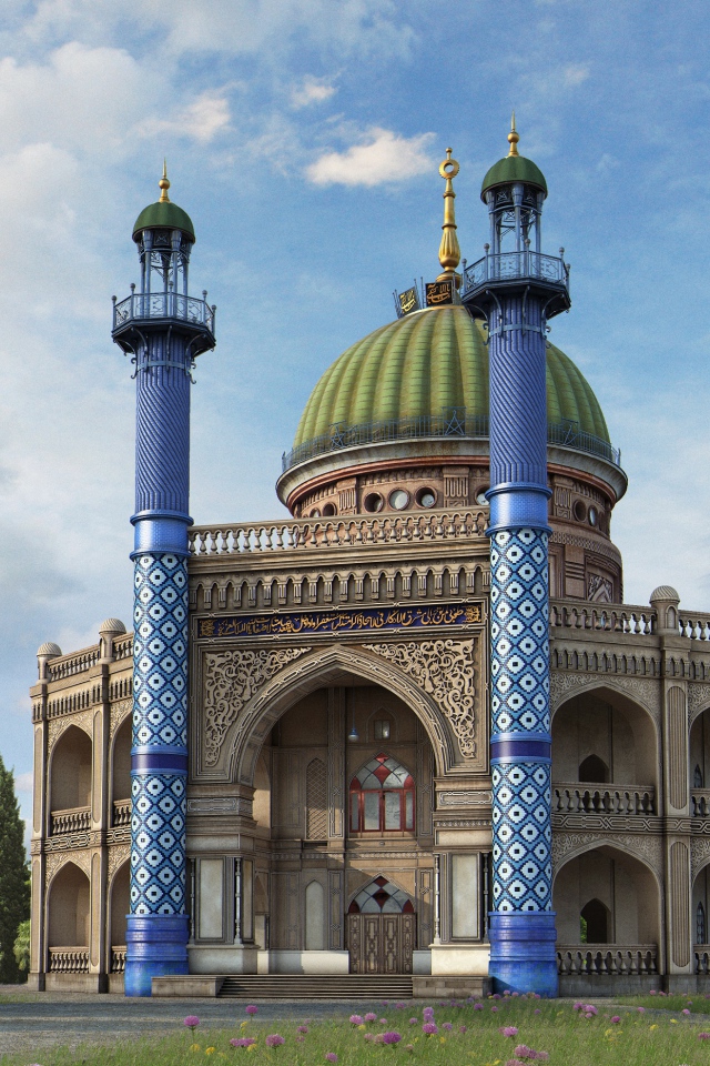 Храм Бахаи в Ашхабаде