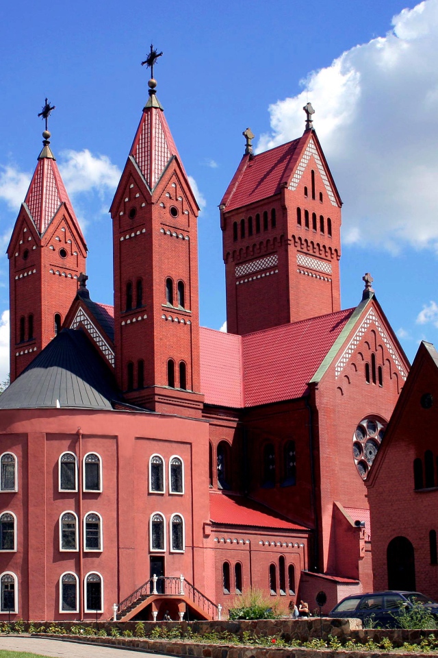 минск костел симеона. минск костел святого симеона. костел святой елены минск. костел святой елены минск. красный костел минск.