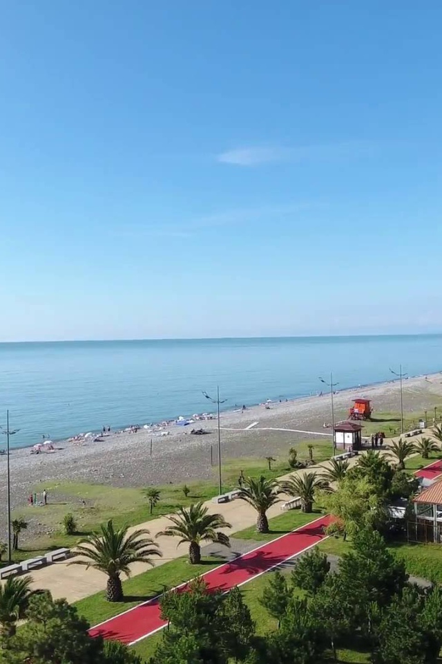 Шикарный вид на Черное море Батумский бульвар  