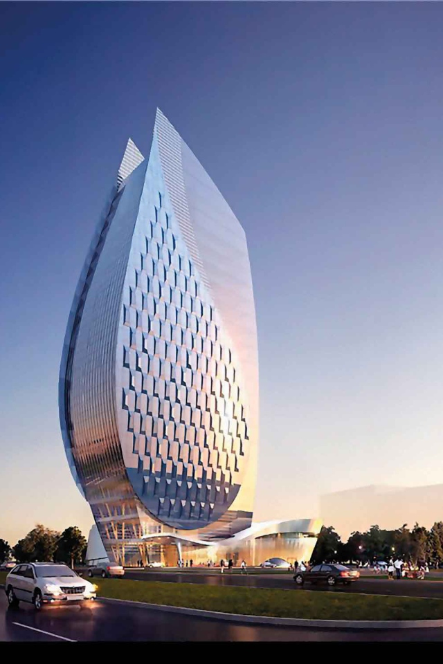 Высотное здание Azersu Office Tower Баку 