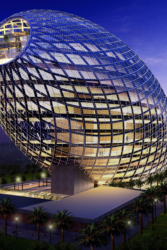 Ультрасовременное здание-яйцо Cybertecture Egg в Мумбае, Индия 