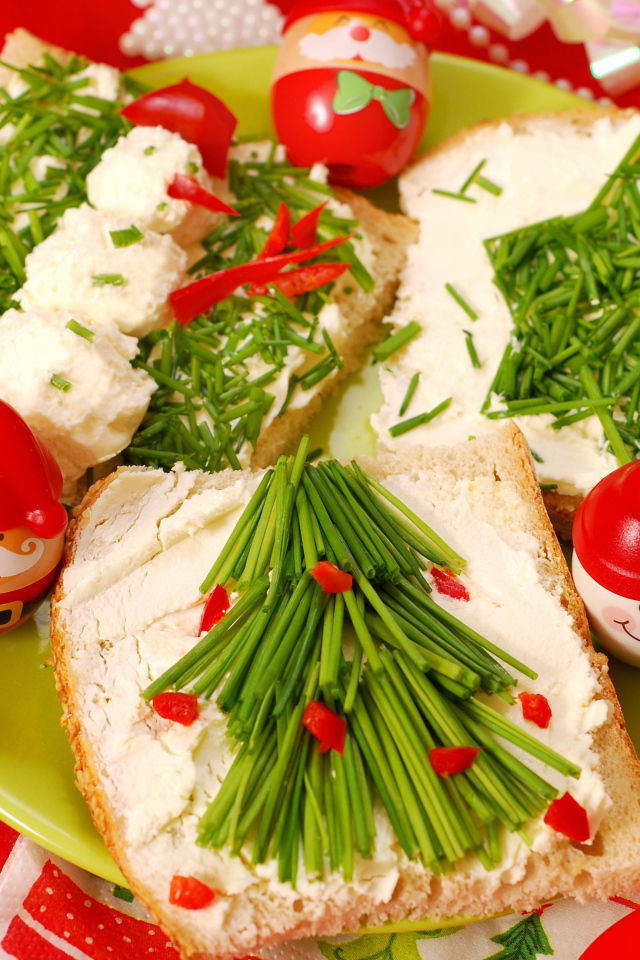 Праздничные бутерброды на Новый год