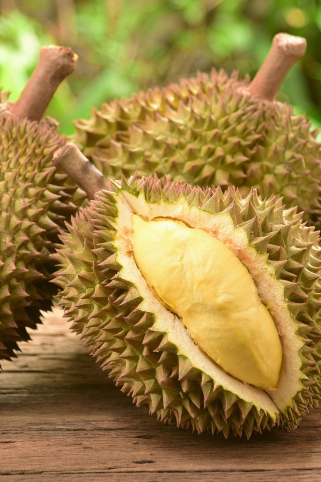 Необычный экзотический фрукт дуриан