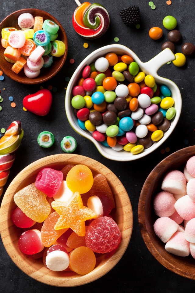 Различные вкусные сладости 