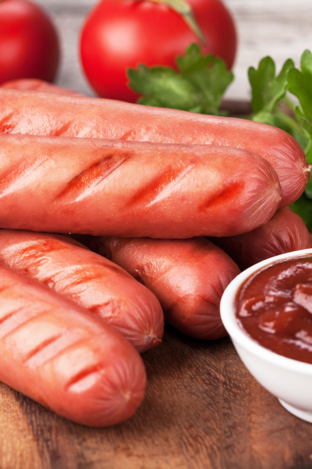 Сосиски барбекю с соусом 