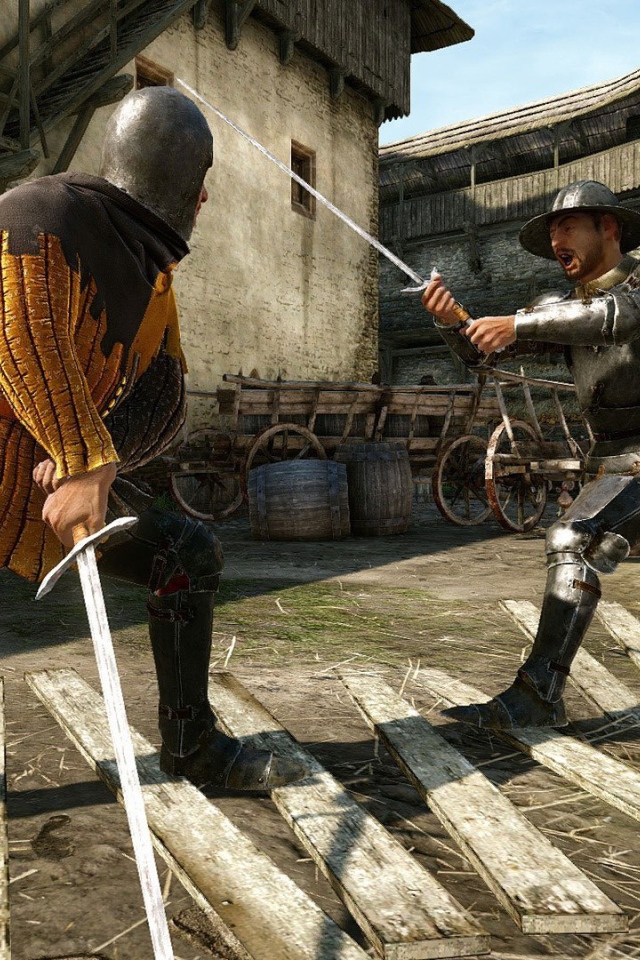 Битва на мечах игра Kingdom Come Deliverance 2017 