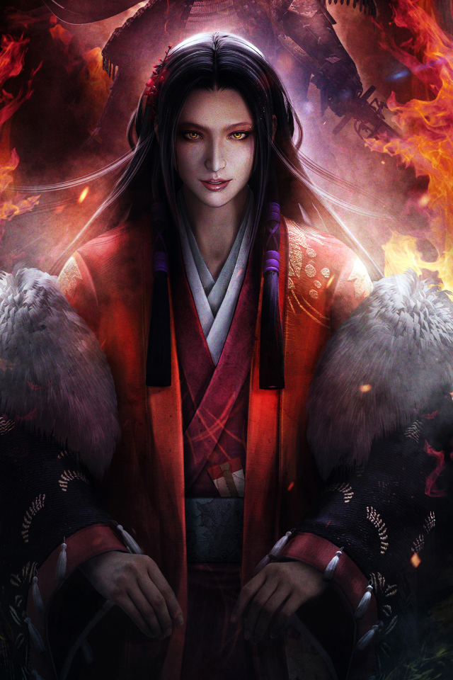 Персонаж компьютерной игры Nioh, Bloodshed's End, 2017