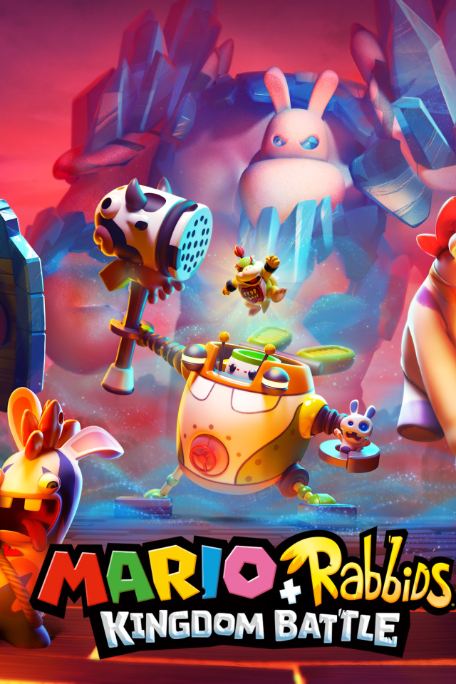 Постер компьютерной игры Mario + Rabbids Kingdom Battle, 2017