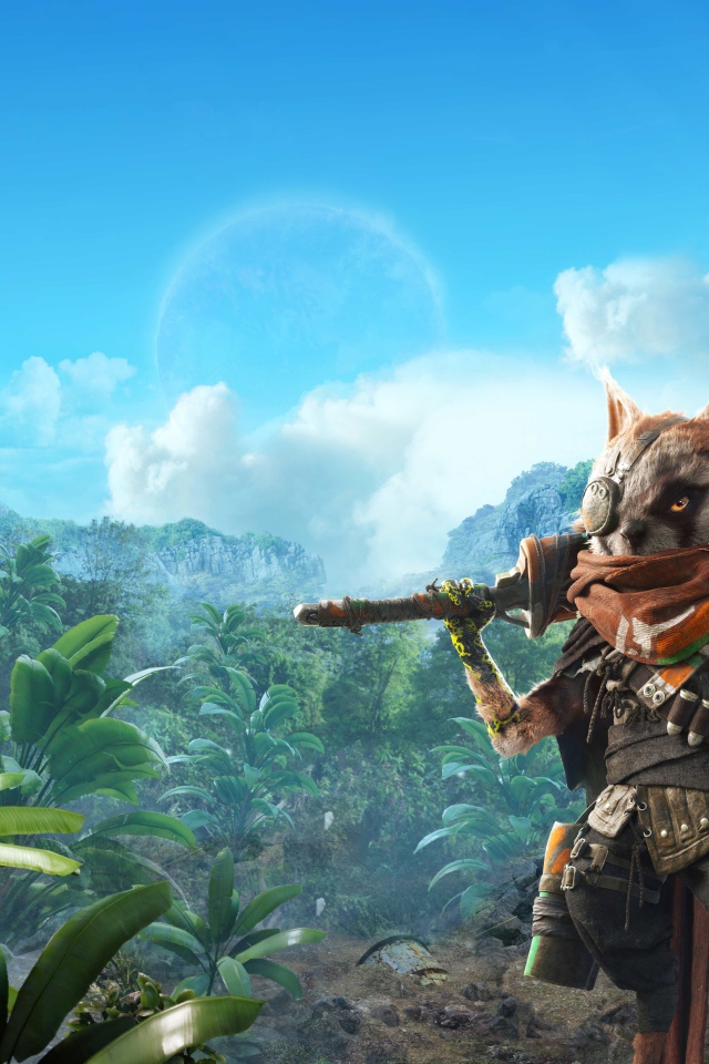 The character of the new computer game Biomutant, 2018