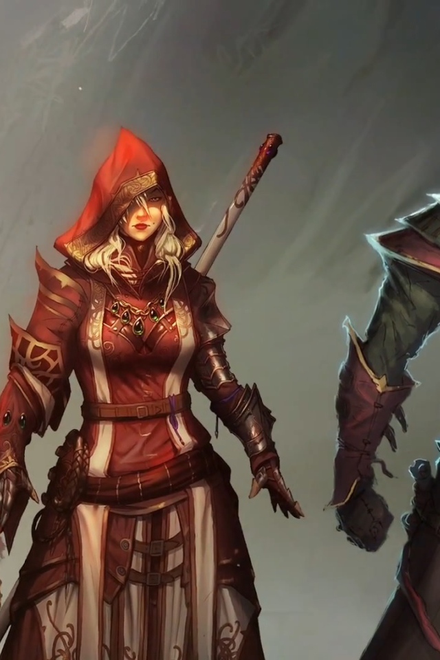 Три воина из игры Divinity Original Sin II