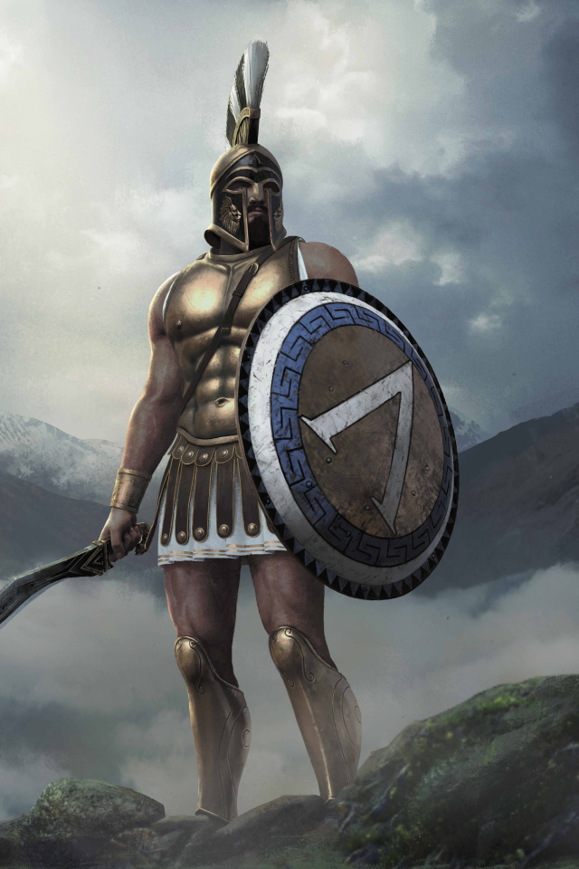 Царь Леонид персонаж компьютерной игры Total War Arena