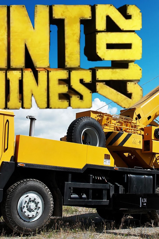 Желтый автокран игра Giant Machines 2017 