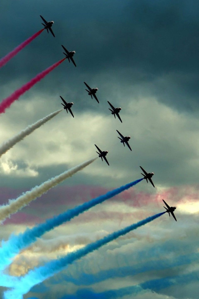 Полет истребителей на 23 февраля