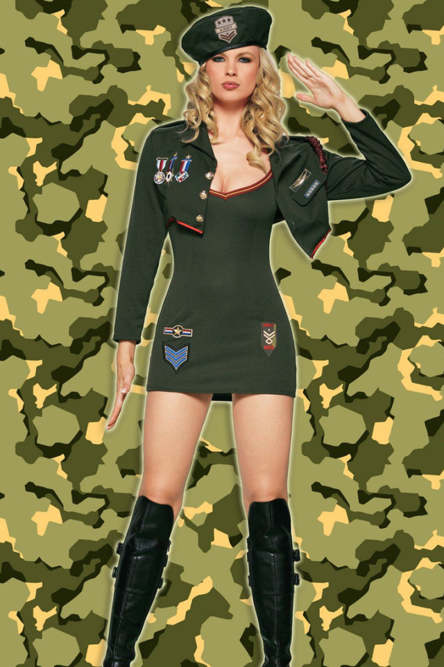 Настоящая защитница отечества 