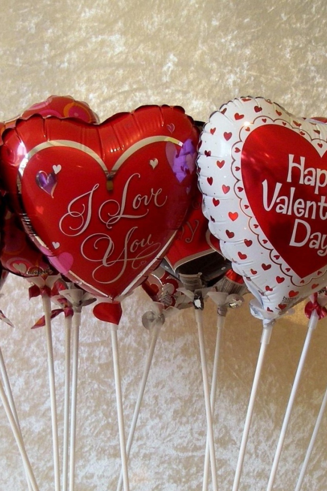Воздушные шарики на День Всех Влюбленных 