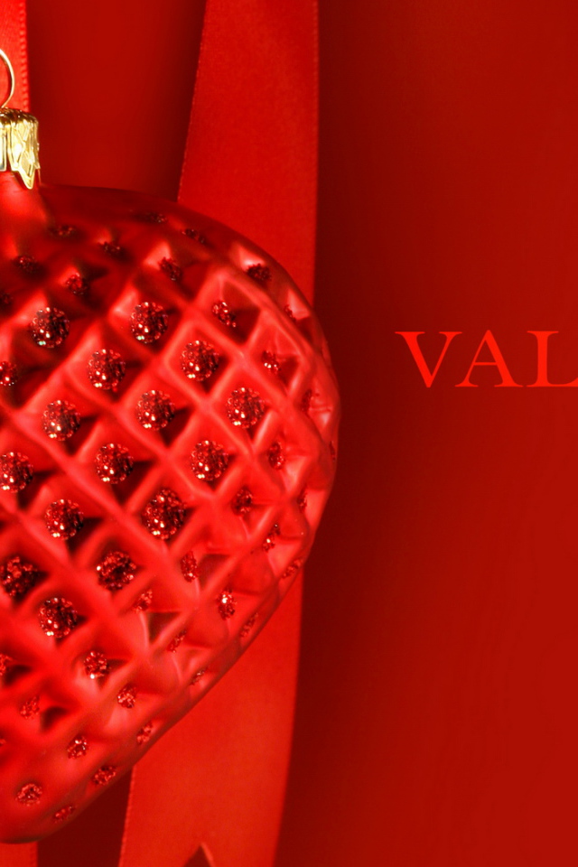 Красное сердце игрушка на День Святого Валентина 