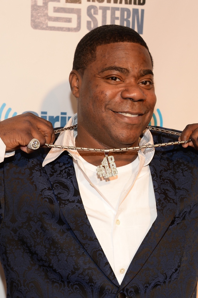 Знаменитый актер Трейси Морган с украшением на шее