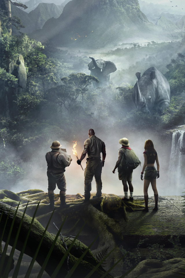 Кадр нового фильма Джуманджи. Зов джунглей, 2017