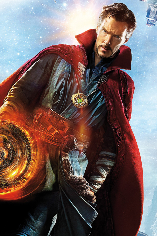 Актер Бенедикт Камбербэтч в фильме Доктор Стрэндж 