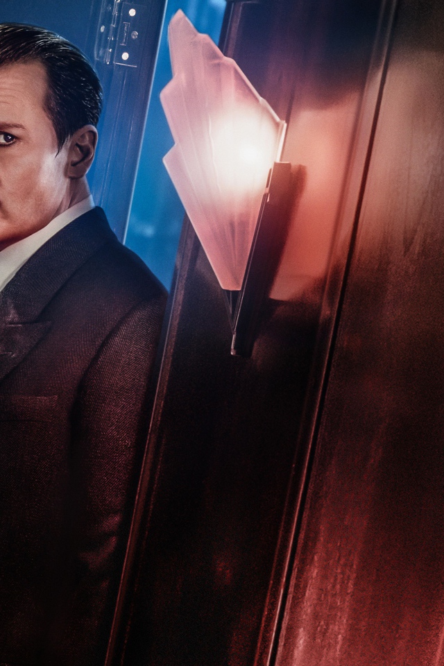 Актер Джонни Депп в новом фильме Убийство в «Восточном экспрессе», 2017