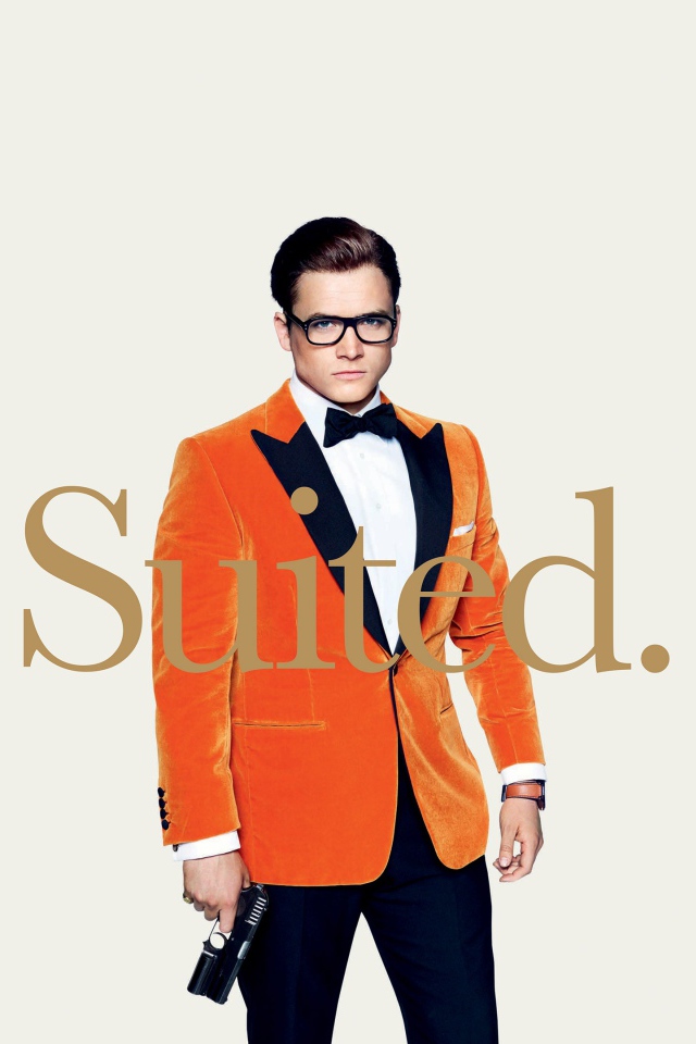 Актер Тэрон Эджертон главный герой фильма Kingsman, Золотое кольцо,2017