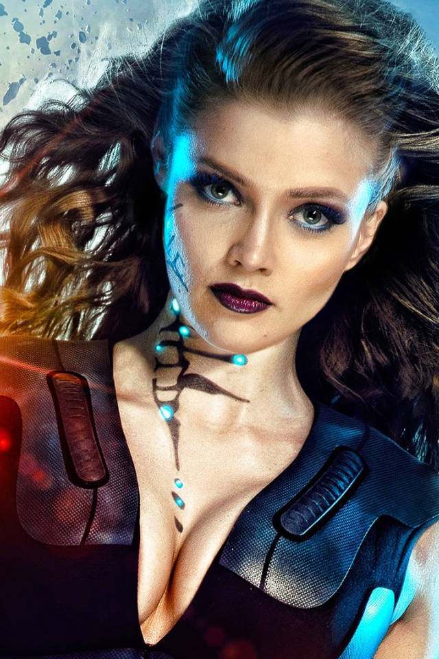 Актриcа Алина Ланина персонаж Ксения - Человек вода фильм Защитники 2017 