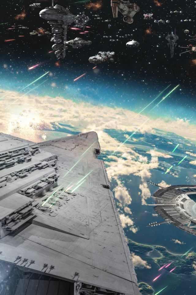 Боевые космические корабли битва фильм Изгой-один. Звёздные войны Истории 