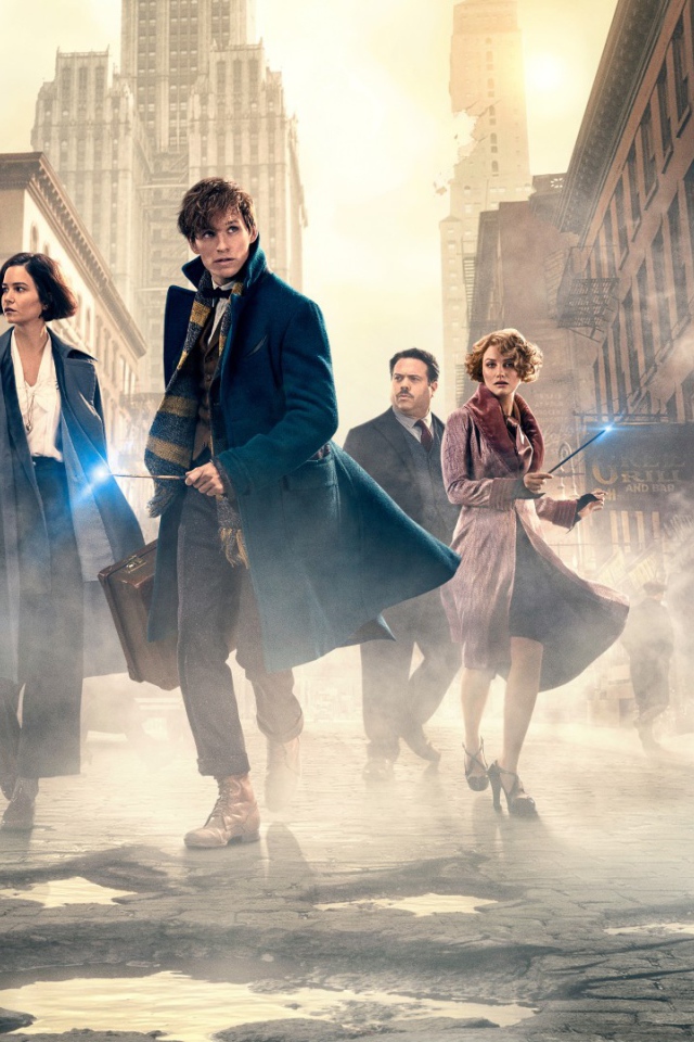 Герои Фантастические твари и где они обитают в городе 