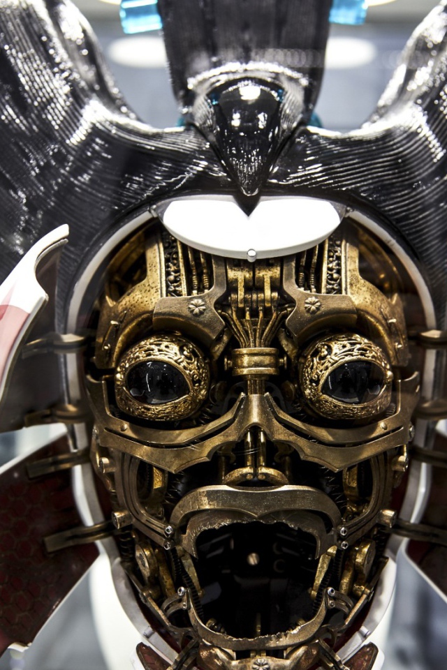 Железная маска Гейша фильм Призрак в доспехах 2017 