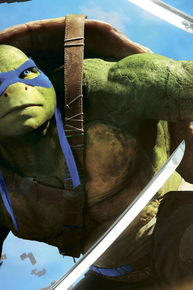 Леонардо персонаж фильма Черепашки-ниндзя 2 