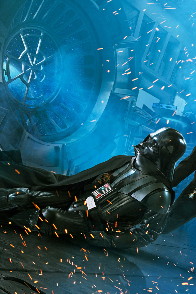 Люк Скайуокер спасает Дарта Вейдера фильм Звездные войны 