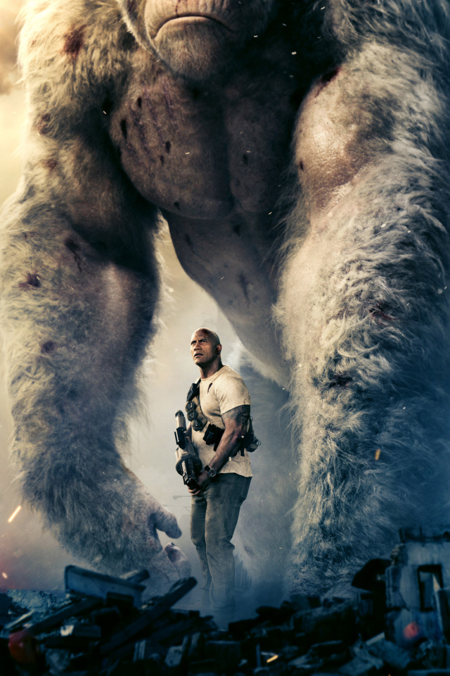 Постер нового фильма Рэмпейдж,  2018