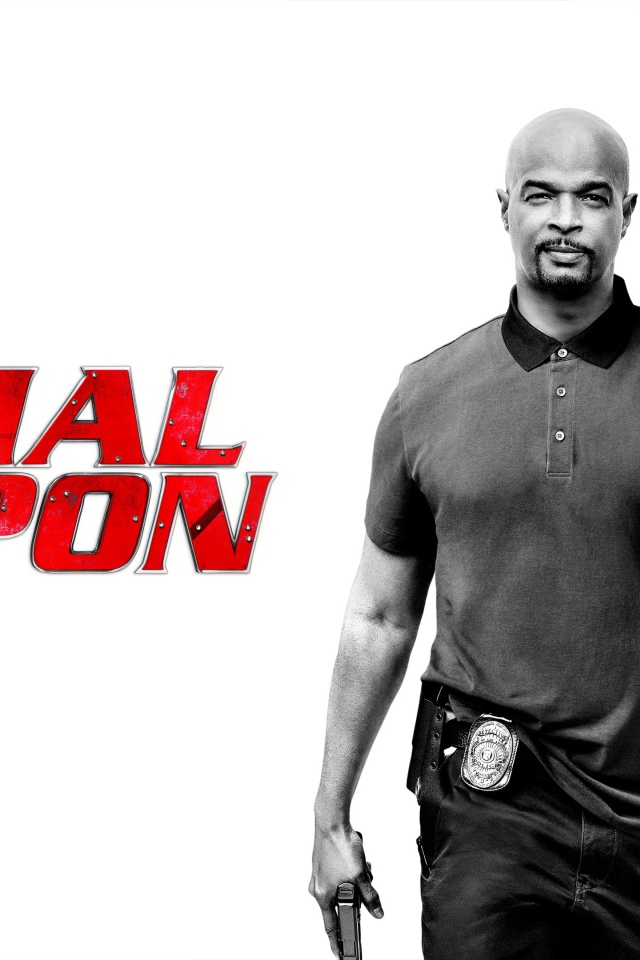 Постер нового сериала Смертельное оружие, 2017 на белом фоне