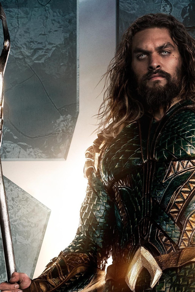 Супергерой Аквамен, актер Джейсон Момоа фильм Лига справедливости, 2017