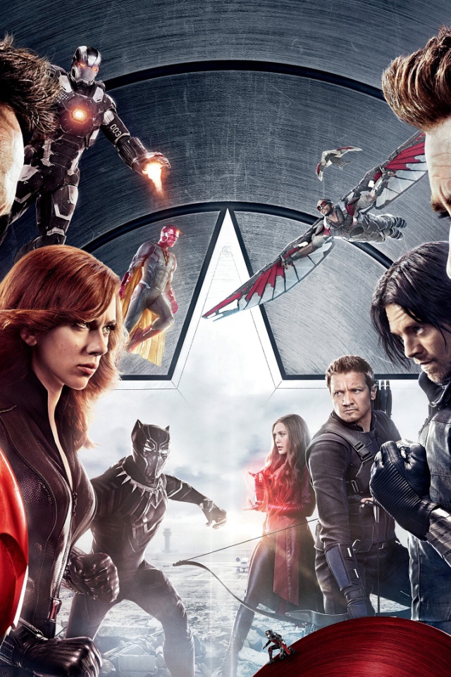 Супер герои из фильма Первый мститель Противостояние 