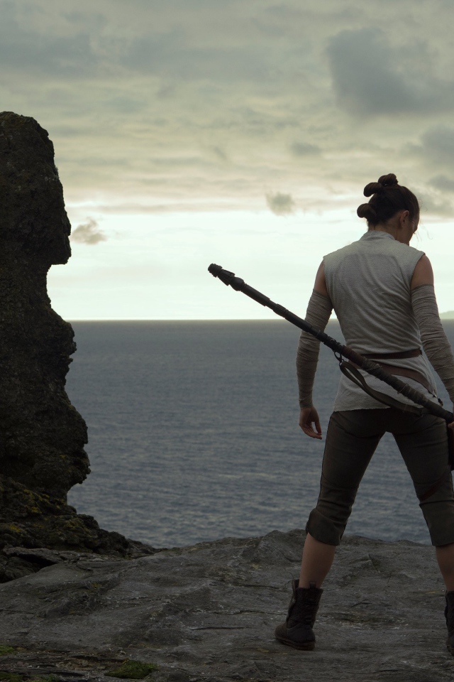 The heroine of the movie Star Wars. The last Jedi, 2017