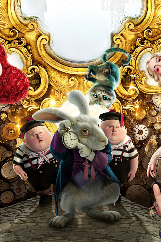 Главные герои фильма Алиса в Зазеркалье 