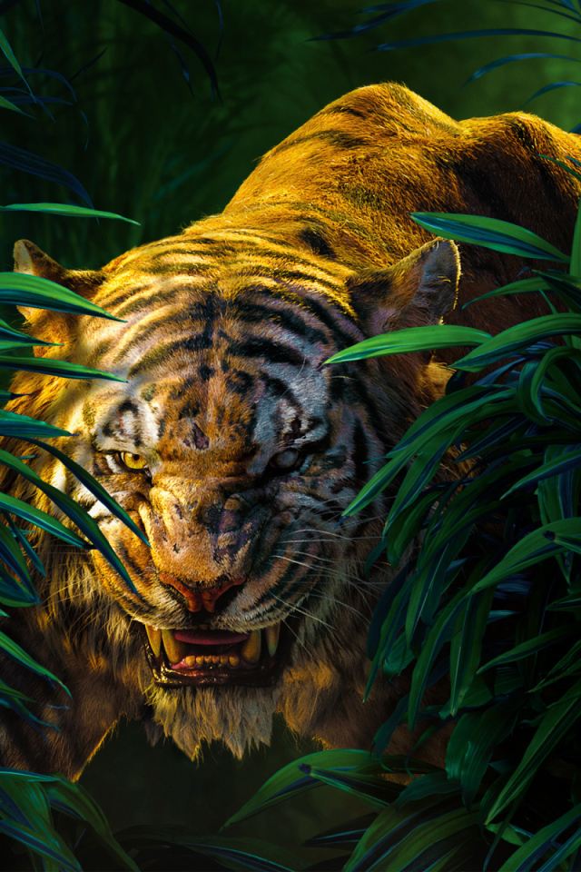 Тигр Шерхан фильм Книга джунглей 2016 