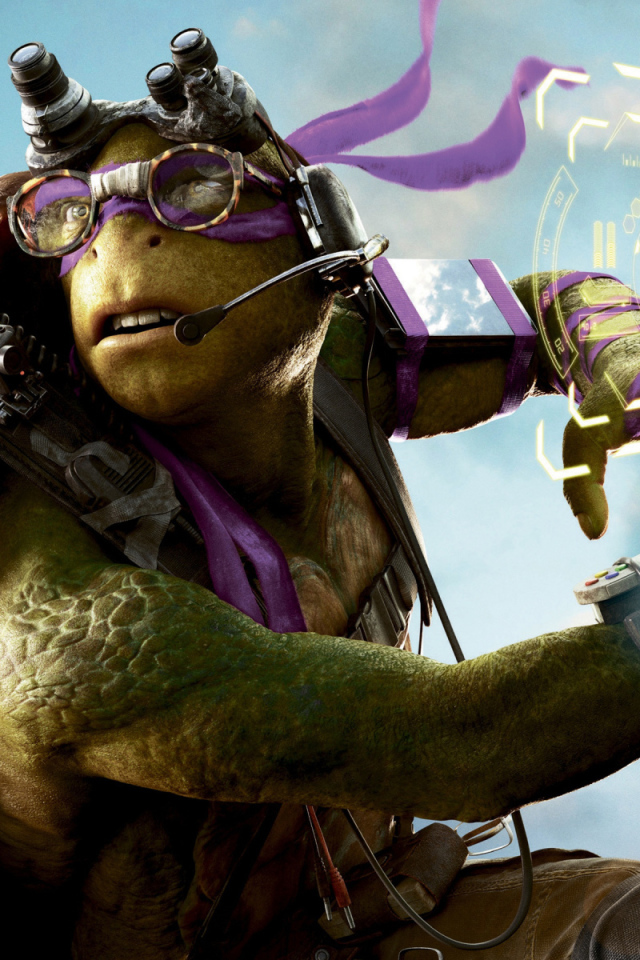 Черепашка Донателло персонаж фильма Черепашки-ниндзя 2 