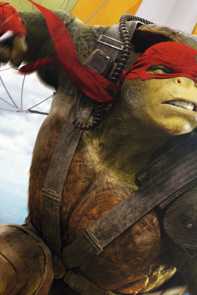 Черепашка Рафаэль персонаж фильма Черепашки-ниндзя 2 