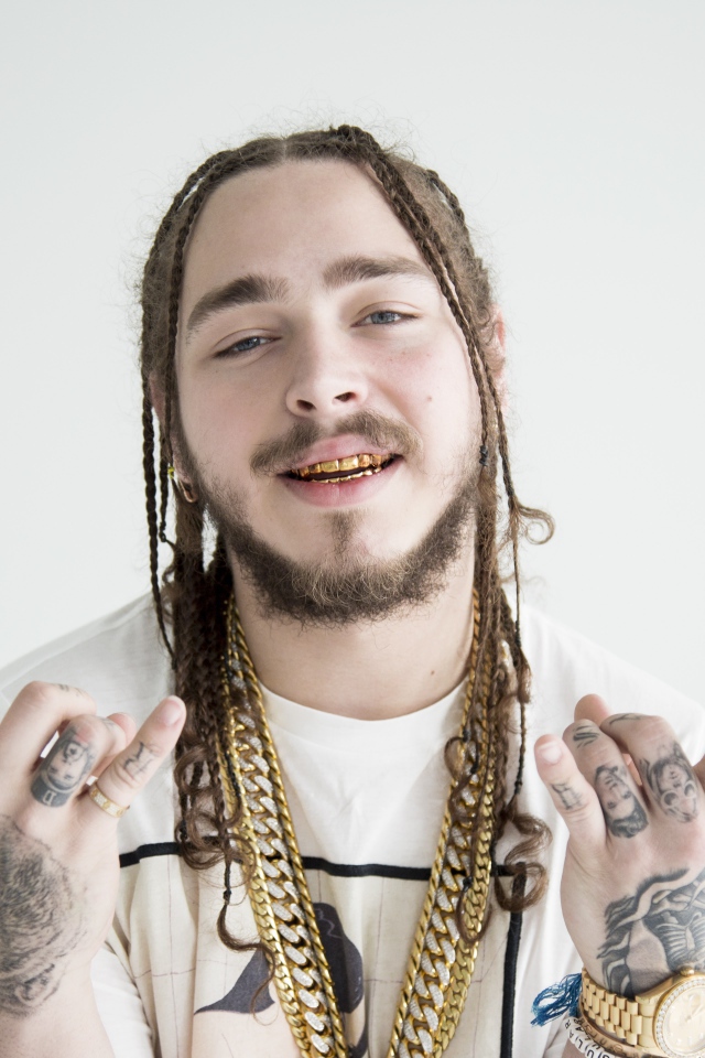 Американский хип-хоп исполнитель Post Malone