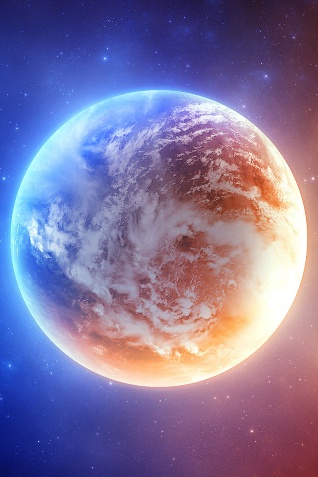 Красивая планета Юпитер 