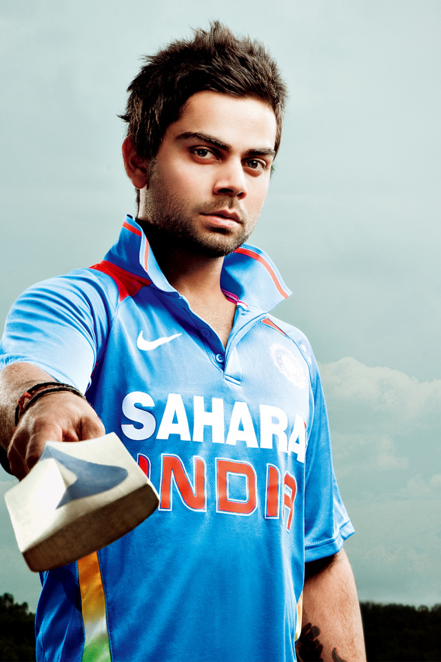 Индийский игрок в крикет Вират Кохли